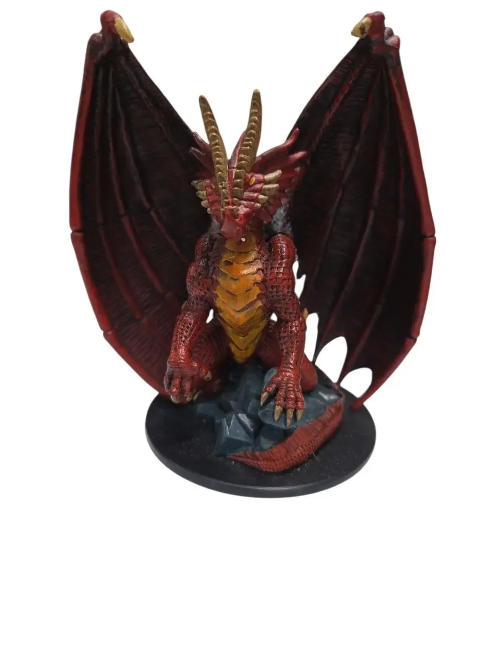Huge Red Dragon 71/72 Young Adult W/ STAT CARD Dungeons and Dragons 2004